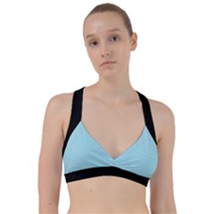 Blizzard Blue & Black - Sweetheart Sports Bra by FashionLane