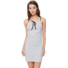 Platinum & Black - Summer Tie Front Dress by FashionLane