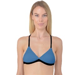 Air Force Blue & Black - Reversible Tri Bikini Top by FashionLane