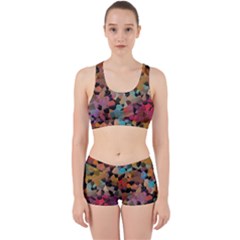 Mosaic Pieces                                                    Work It Out Sports Bra Set by LalyLauraFLM