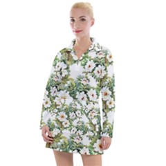 Summer Flowers Women s Long Sleeve Casual Dress by goljakoff