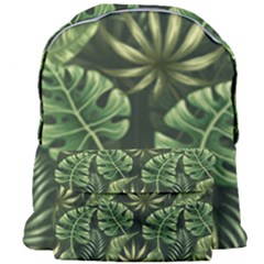 Green Leaves Giant Full Print Backpack by goljakoff