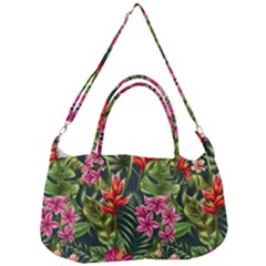 Tropical Flowers Removal Strap Handbag by goljakoff