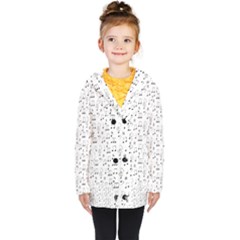 Music Notes Wallpaper Kids  Double Breasted Button Coat by Mariart