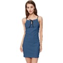 Aegean Blue - Summer Tie Front Dress View1