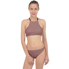 Blast-off Bronze - Racer Front Bikini Set by FashionLane