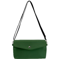 Basil Green - Removable Strap Clutch Bag by FashionLane