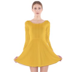 Aspen Gold - Long Sleeve Velvet Skater Dress by FashionLane