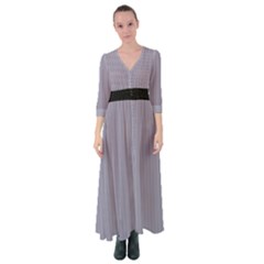 Coin Grey - Button Up Maxi Dress by FashionLane