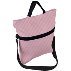 Baby Pink - Fold Over Handle Tote Bag by FashionLane