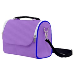 Floral Purple - Satchel Shoulder Bag by FashionLane