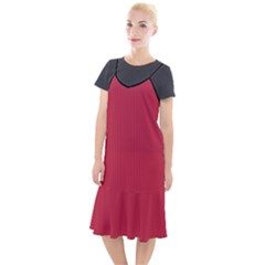 French Raspberry Red - Camis Fishtail Dress by FashionLane