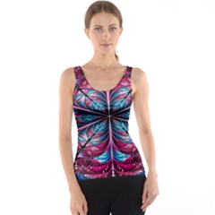 Fractal Flower Tank Top by Sparkle