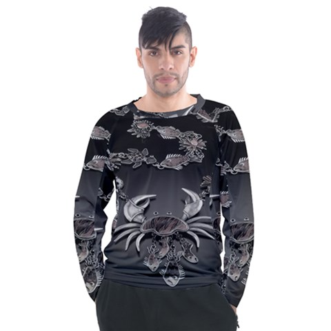 Fractal Jewerly Men s Long Sleeve Raglan Tee by Sparkle