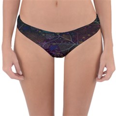 Fractal Leafs Reversible Hipster Bikini Bottoms by Sparkle