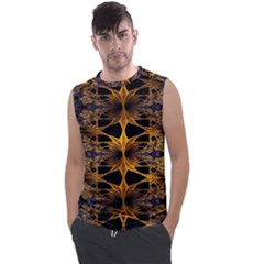 Fractal Flower Men s Regular Tank Top by Sparkle