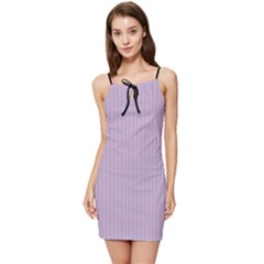 Wisteria Purple - Summer Tie Front Dress by FashionLane