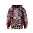 Square Pattern 2 Kids  Zipper Hoodie View1