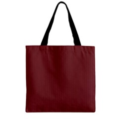 Brandy Brown - Zipper Grocery Tote Bag by FashionLane