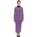 Chinese Violet - Turtleneck Maxi Dress View1