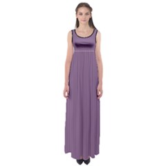 Chinese Violet - Empire Waist Maxi Dress by FashionLane