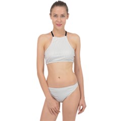 Cannoli Cream - Racer Front Bikini Set by FashionLane