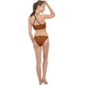 Burnt Orange - Racer Front Bikini Set View2