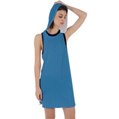 Blue Moon - Racer Back Hoodie Dress by FashionLane