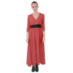 English Vermillion - Button Up Maxi Dress by FashionLane