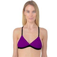 Lollipop Purple - Reversible Tri Bikini Top by FashionLane