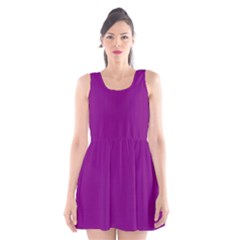 Lollipop Purple - Scoop Neck Skater Dress by FashionLane