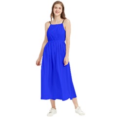 Just Blue - Boho Sleeveless Summer Dress by FashionLane