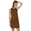 Just Brown - Racer Back Hoodie Dress View1