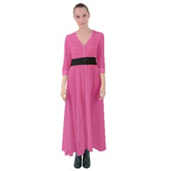 Just Pink - Button Up Maxi Dress by FashionLane