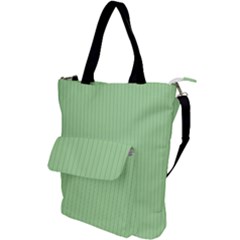 Pale Green - Shoulder Tote Bag by FashionLane