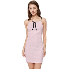 Pale Pink - Summer Tie Front Dress by FashionLane