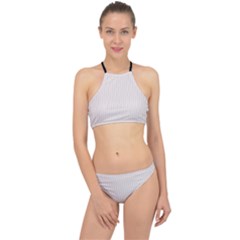 Pale Mauve - Racer Front Bikini Set by FashionLane