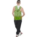 Landscape In A Green Structural Habitat Ornate Men s Sleeveless Hoodie View2