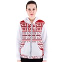 Loved Women s Zipper Hoodie View1