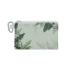 Banana Pattern Plant Canvas Cosmetic Bag (small) by Mariart