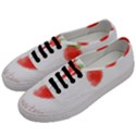 Strawbery Fruit Watercolor Painted Men s Classic Low Top Sneakers View2