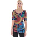 Kaleidoscope 2 Wide Neckline Tee View1