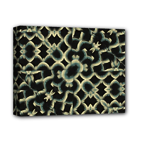 Dark Interlace Motif Mosaic Pattern Deluxe Canvas 14  X 11  (stretched) by dflcprintsclothing