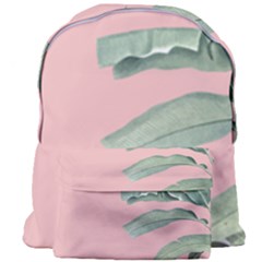 Palm Leaf On Pink Giant Full Print Backpack by goljakoff