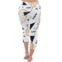 Golden pineapples Capri Winter Leggings  View4