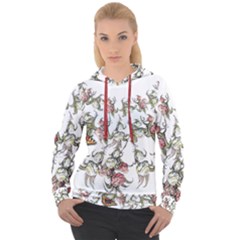 Lady Of The Flowers - By Larenard Women s Overhead Hoodie by LaRenard