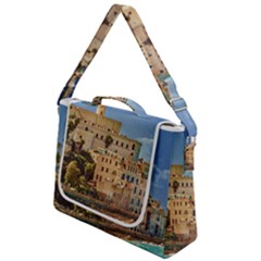 Old Jaffa Cityscape, Israel Box Up Messenger Bag by dflcprintsclothing