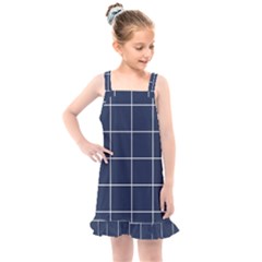 Blue Plaid Kids  Overall Dress by goljakoff