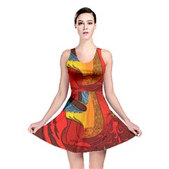 Dragon Metallizer Reversible Skater Dress by HermanTelo