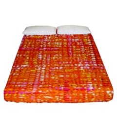 Mosaic Tapestry Fitted Sheet (queen Size) by essentialimage